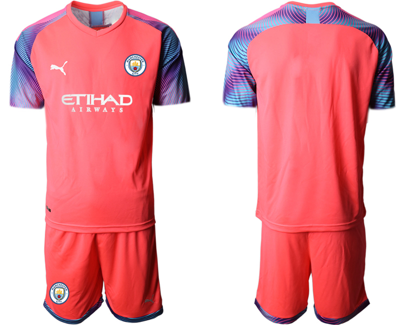 Men 2020-2021 club Manchester City goalkeeper red blank Soccer Jerseys->->Soccer Club Jersey